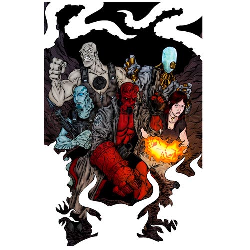 Hellboy BPRD T-shirts Iron On Transfers N5003 - Click Image to Close